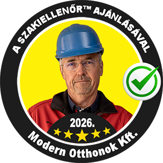 A SzakiEllenőr ajánlásával 2026 - Modern Otthonok Kft.